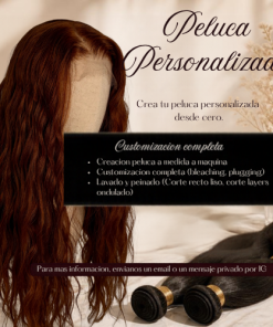 PELUCA PERSONALIZADA